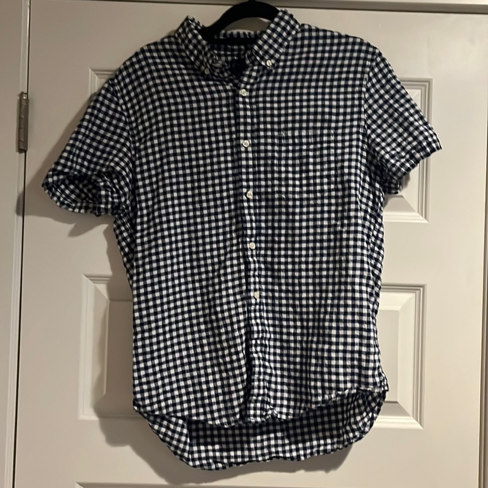 JCrew Short Sleeved Button Down